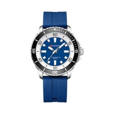 Imagem de Relógio De Quartzo Masculino À Prova d'Água Com Pulseira De Silicone L