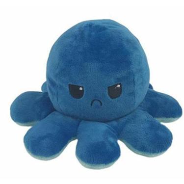 Imagem de Tiktok Polvo Reversível Boneco De Pelúcia Dupla Face