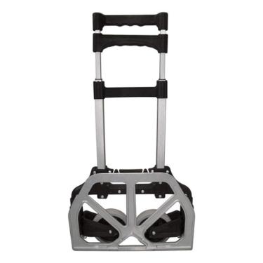 Imagem de carrinho de mão dobrável retratil estoque carga 75kg + brind