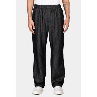 Imagem de Calça Aramis Chino Ampla Blend Liocel Azul Escuro-Masculino