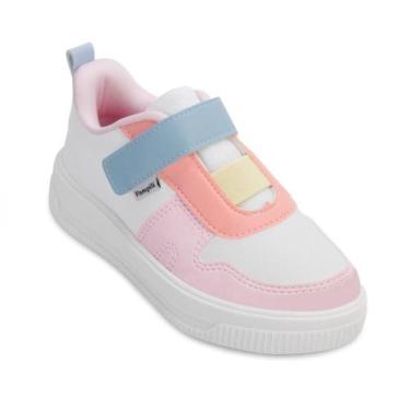 Imagem de Tênis Pampili Infantil PP24-73800, Preto, Rosa, 30