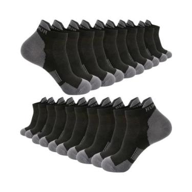 Imagem de Meias Esportivas Masculinas Coloridas E Respiráveis, 10 Pares, Meias F