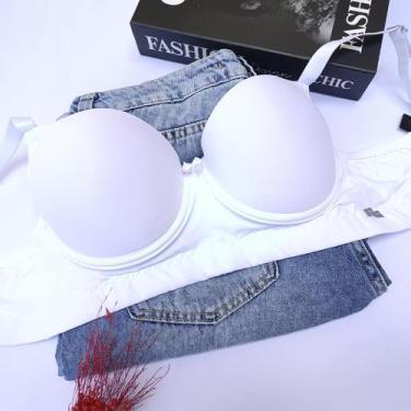Imagem de Sutiã Plus Size Reforçado Liso - Like4You, 50, Branco