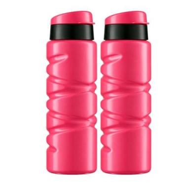 Imagem de Kit Garrafa de Água Style Fluorescente Academia Treino 750ml Garrafinh