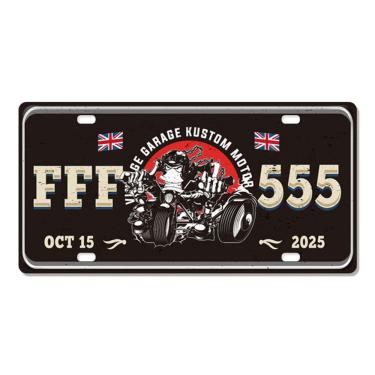 Imagem de Decoração de parede, pintura em ferro, metal, estanho, cartaz, motocicleta