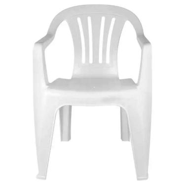 Imagem de Cadeira Poltrona de Plastico Suporta ate 182kg Mor