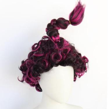 Imagem de Peruca de cosplay Hocus Pocus, fantasia de anime, festa de Halloween -