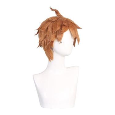 Imagem de Peruca de cosplay Genshins Impacts Tartaglias Synthetic Hair 30cm - yi