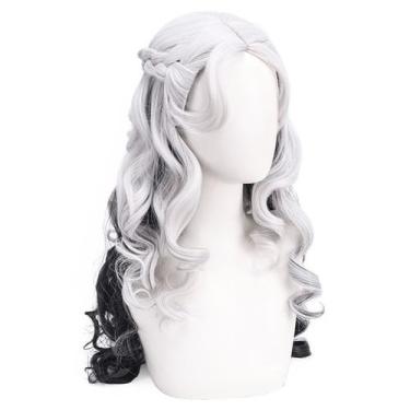 Imagem de Fantasia de anime Cosplay Wig Identitys Adas Mesmers 65cm - Yiweisai