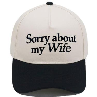 Imagem de Boné de beisebol Trucker Sorry About My Wife Cotton 100g - Yiweisai