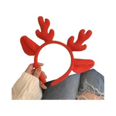 Imagem de Faixas De Cabelo De Pelúcia De Natal Para Mulheres, Acessórios De Fest