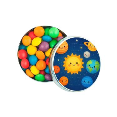Imagem de Latinha Lembrancinha Personalizada Sistema Solar