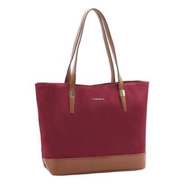 Imagem de Bolsa Feminina Chenson Microfibra Ombro Sacola Tote Original-Feminino
