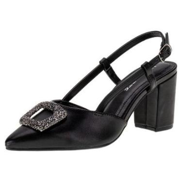 Imagem de Sapato Feminino Salto Grosso Via Marte - 2312308-Feminino