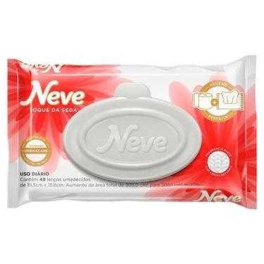 Imagem de Lenço Umedecido Toque Da Seda Pacote C/ 48 Unidades Neve