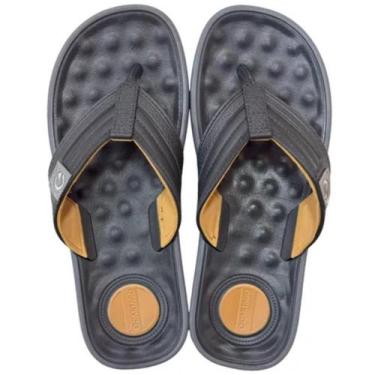 Imagem de Chinelo Cartago Alabama Masculino - Preto e Marrom, 42