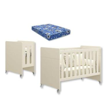 Imagem de Berço reller evolution areia fosco com colchão
