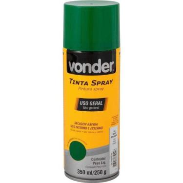 Imagem de Tinta Em Spray Verde, 350 Ml/250 G, Vonder Verde
