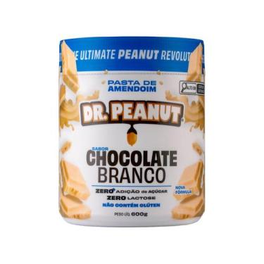 Imagem de Dr Peanut Chocolate Branco Pasta de Amendoim Dr Peanut 600g - Dr. Pean