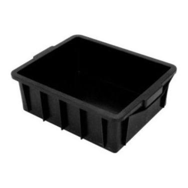 Imagem de Caixa Plástica Organizadora Preta 15,5 Litros sem Tampa - Higipack