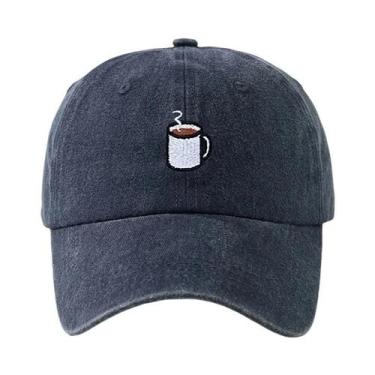 Imagem de Boné De Beisebol Retrô Lavado Ajustável Com Aba Curva Estilo Hip Hop C