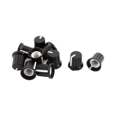 Imagem de Botão De Potenciômetro Rotativo De Plástico 6mm (10 Peças) Para Guitar