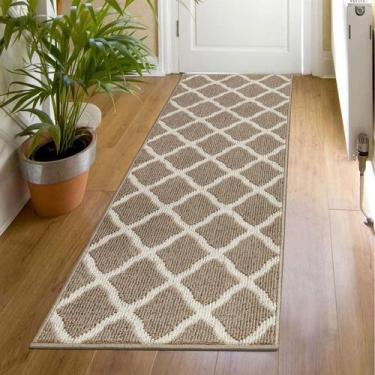 Imagem de Alfombra SHACOS 60x180 cm Beige Antideslizante Lavable