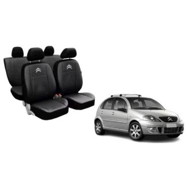 Imagem de Kit Capa de Couro C3 2012 Proteção Contra Sujeira - ferro tech br