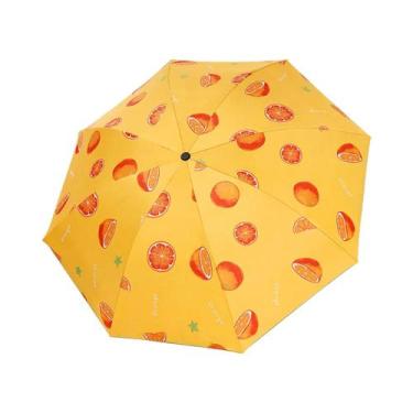 Imagem de Guarda-chuva Compacto Portátil Mini Para Viagem, Proteção Solar E Cont