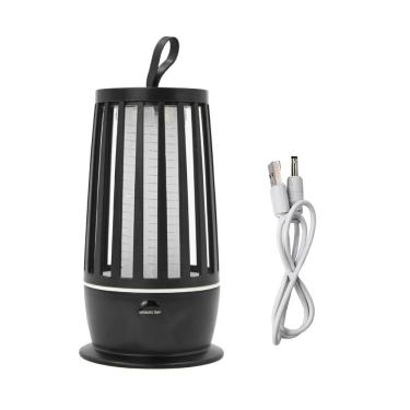 Imagem de Repelente Mini Armadilha Eletrica Mata Mosquitos Pernilongos Silencioso Abajur Led Uv U...