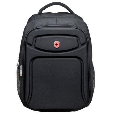 Imagem de Mochila Executiva P/ Notebook 17 Trabalho Masculina Alças De Costas - Black Tiger - Yins