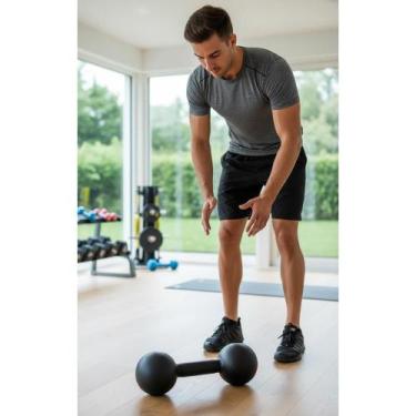 Imagem de Halter 5kg Preto: Treino Completo e Seguro - Congratulations Store