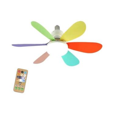Imagem de Ventilador de Teto LED 30W com Controle Remoto - Regulável e para Sala