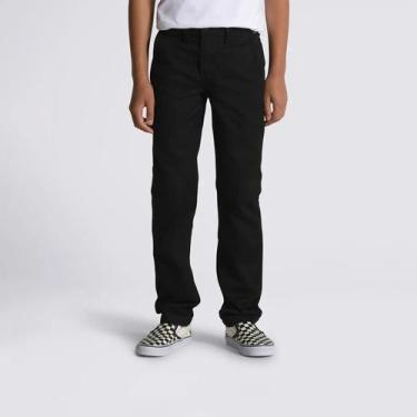 Imagem de Calça Infantil Vans Authentic Chino Black, Preto, 14