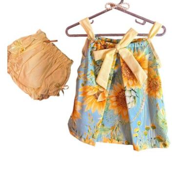 Imagem de Conjunto Bunda Rica Bebê Menina com Babados Luxo Cores - Baby luxo, Ki