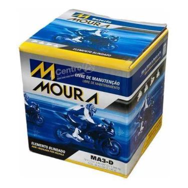 Imagem de Bateria Moto 3ah Amperes MA3-D MOURA