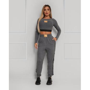 Imagem de Top fleece maria gueixa, M, Preto