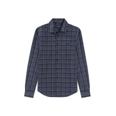 Imagem de Camisa Masculina Em Flanela Hangar 33 77424, 16062, Marinho action, P