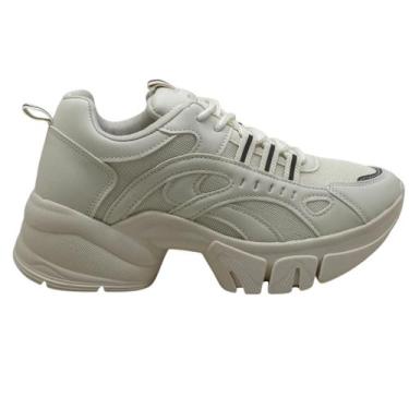 Imagem de Tenis Ramarim Feminino Plataforma Chunky Sneakers, 35, Ouro coconut
