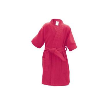 Imagem de Roupão Felpudo Infantil Quimono Confetti Menina - Lepper, Pink, P