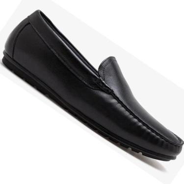 Imagem de Sapato Mocassim Democrata 651101 Masculino, Preto, 40