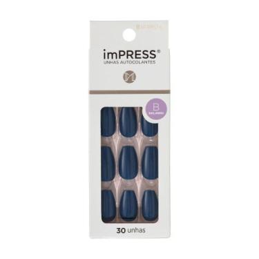 Imagem de Unha Postiça Autocolante imPRESS Bailarina Sapphire - Kiss New York