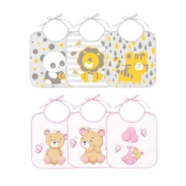 Imagem de Bababor Bebe Kit 6 Unidades Forro Impermeável PVC 100% Algodão Cor:3 F