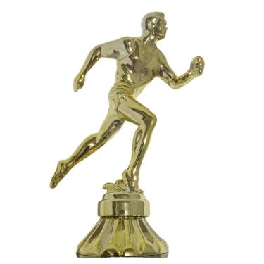 Imagem de Troféu de Atletismo Masculino Vitória Vencedor 600023 em Polímero Metalizado Dourado