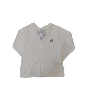 Imagem de Casaco Infantil Bebê em Suedine Creme Feminino Manga Longa  Up baby, C
