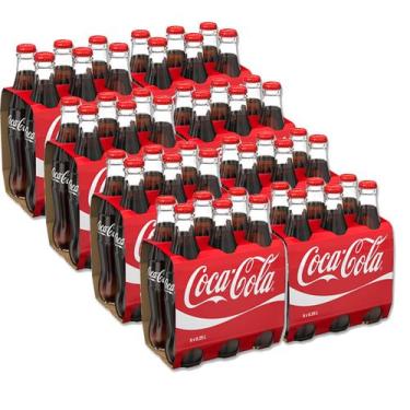 Imagem de Refrigerante Coca Cola Original Vidro 250ml (48 unidades) - Coca-Cola