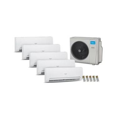 Imagem de Ar Condicionado Multisplit HW Inverter 42.000 Btu (3x Evap 9.000 + 1x Evap 12.000 + 1x Evap 18.000)QF 220v 42AGMSB09M