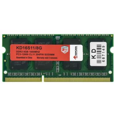 Imagem de Memória RAM para Notebook DDR3 8GB 1600MHZ KD16S11-8G Alta Performance Keepdata