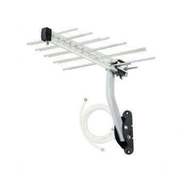 Imagem de Antena Externa para Tv Aquário Lu-20 Plus Log 20 Elementos Ganho 12dBi
