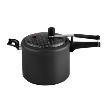 Imagem de Panela de Pressão Antiaderente 4,5 Litros Panelux, Preto